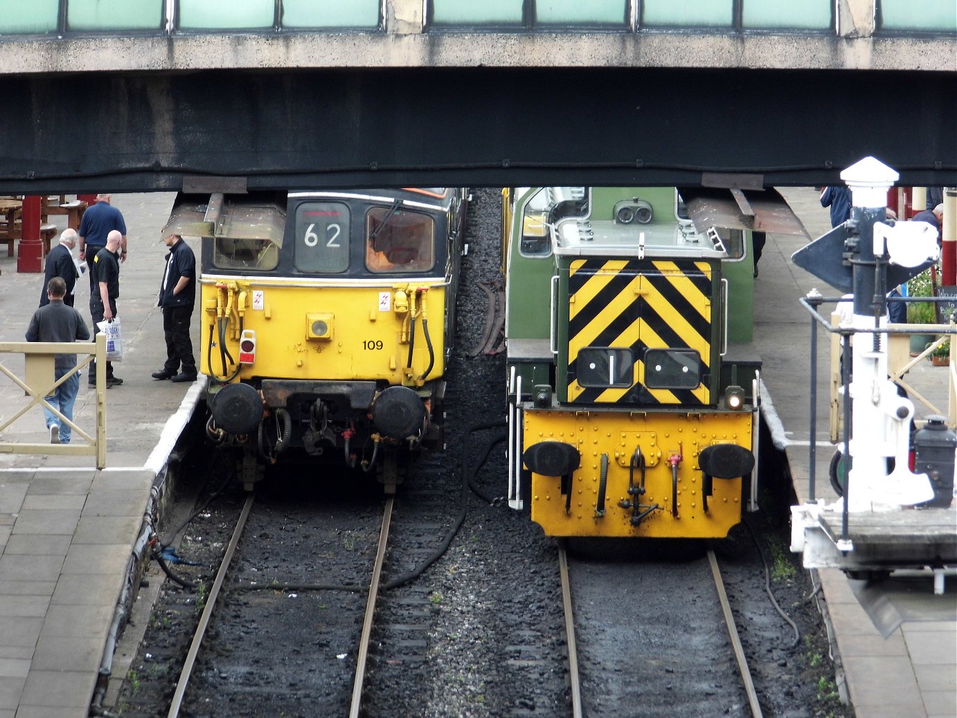 34A King's Cross Top Shed plate, Sat 28/12/2013. 