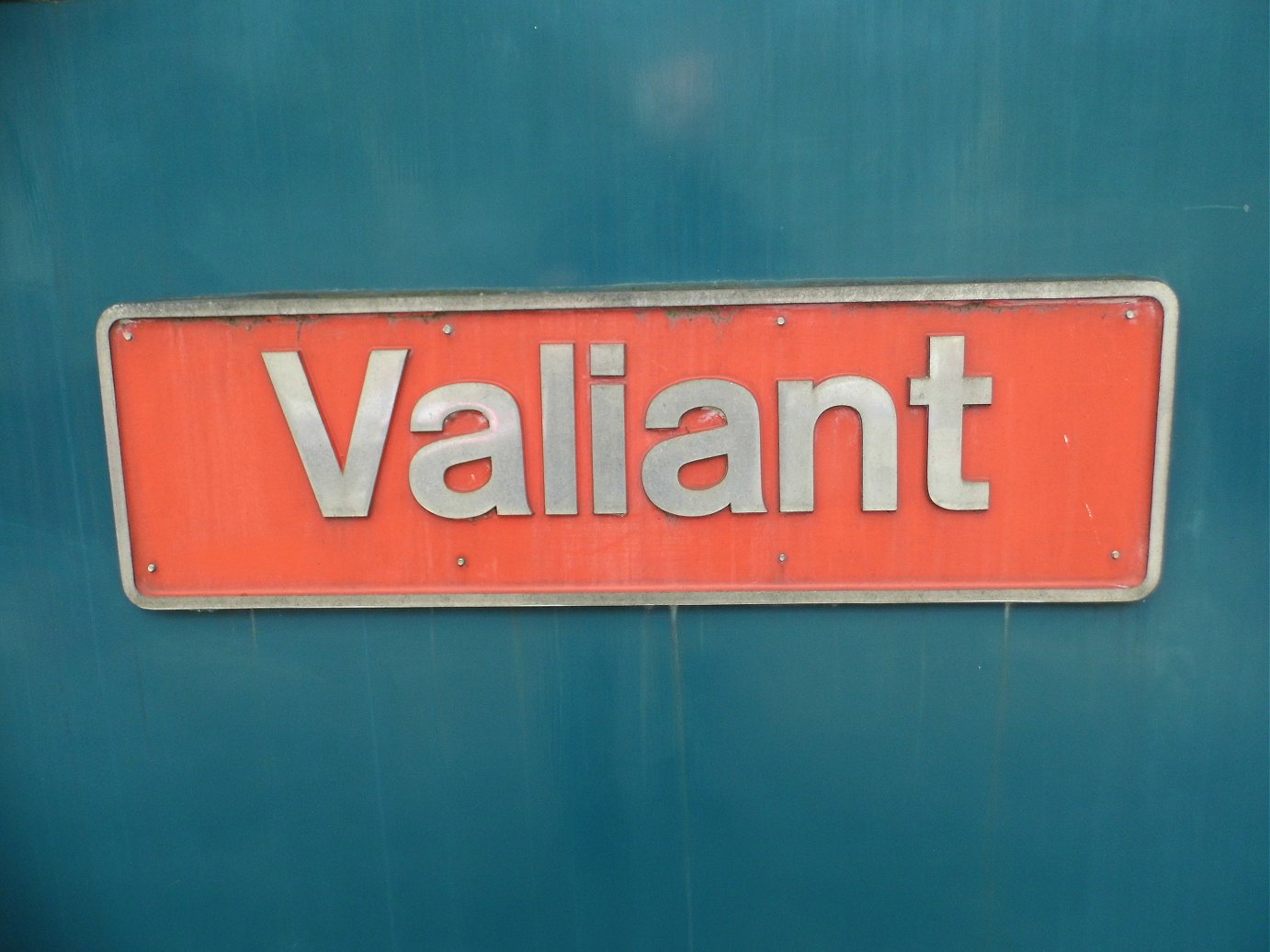 Nameplates for A4 60011 Empire of India and A2 60500 Edward Thompson, Sat 28/12/2013. 