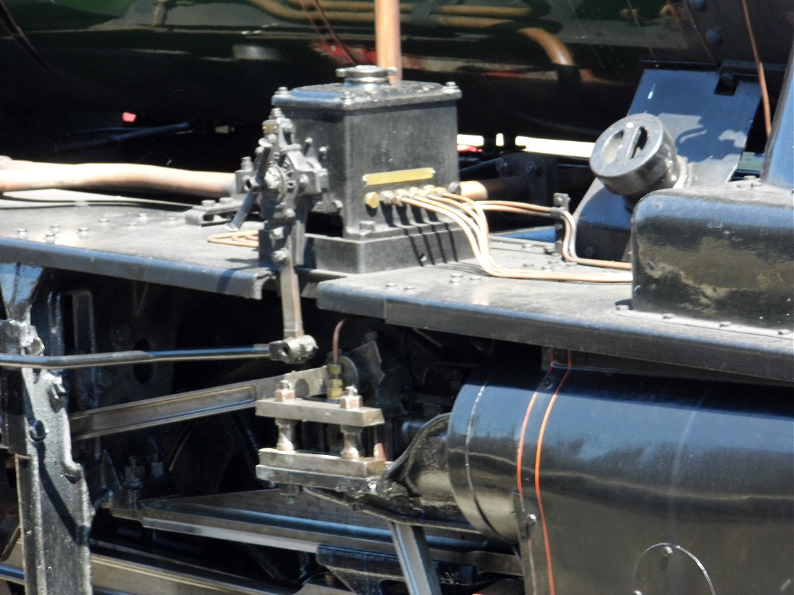 Cab of 60008 Dwight D. Eisenhower, Sat 28/12/2013. 