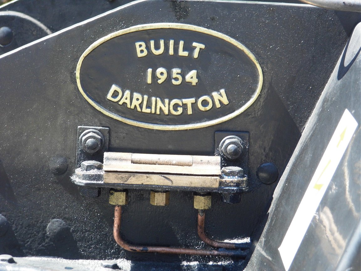 Papyrus nameplate for the record breaking A3 2750 which did 108 mph, Sat 28/12/2013. 