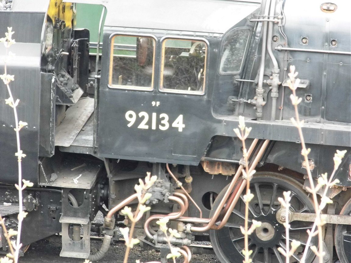 34A King's Cross Top Shed plate, Sat 28/12/2013. 