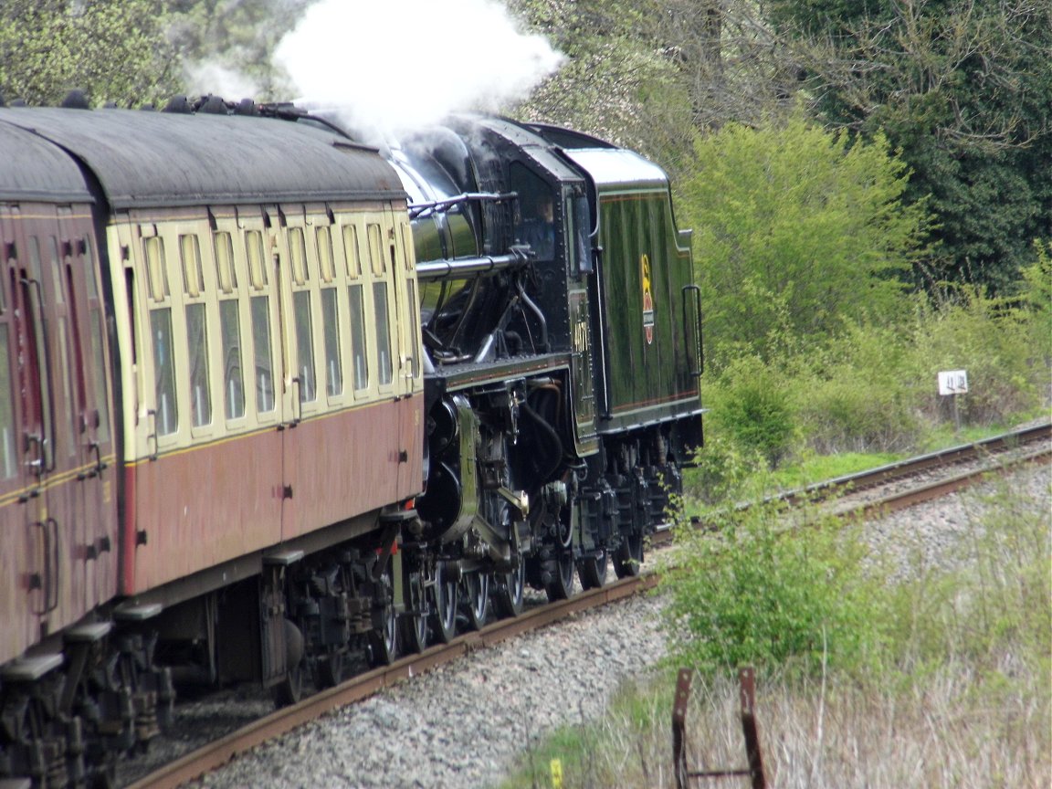 Smokebox number of 60008 Dwight D. Eisenhower, Sat 28/12/2013. 