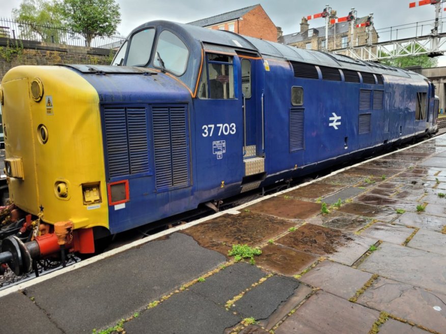 Nameplate of SR Battle of Britain 34109, Sat 28/12/2013. 