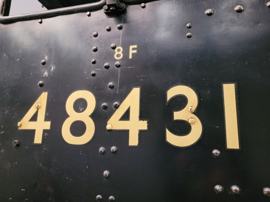 Nameplates for A4 60011 Empire of India and A2 60500 Edward Thompson, Sat 28/12/2013. 