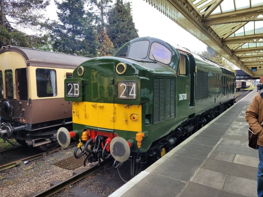 Cab of 60008 Dwight D. Eisenhower, Sat 28/12/2013. 