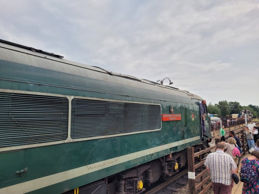 Cab of 60008 Dwight D. Eisenhower, Sat 28/12/2013. 