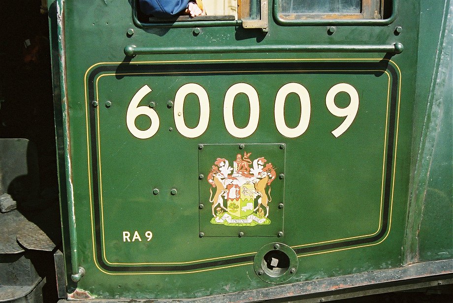 60009 Union of South Africa at Leeds. Thursday 09/08/2007.