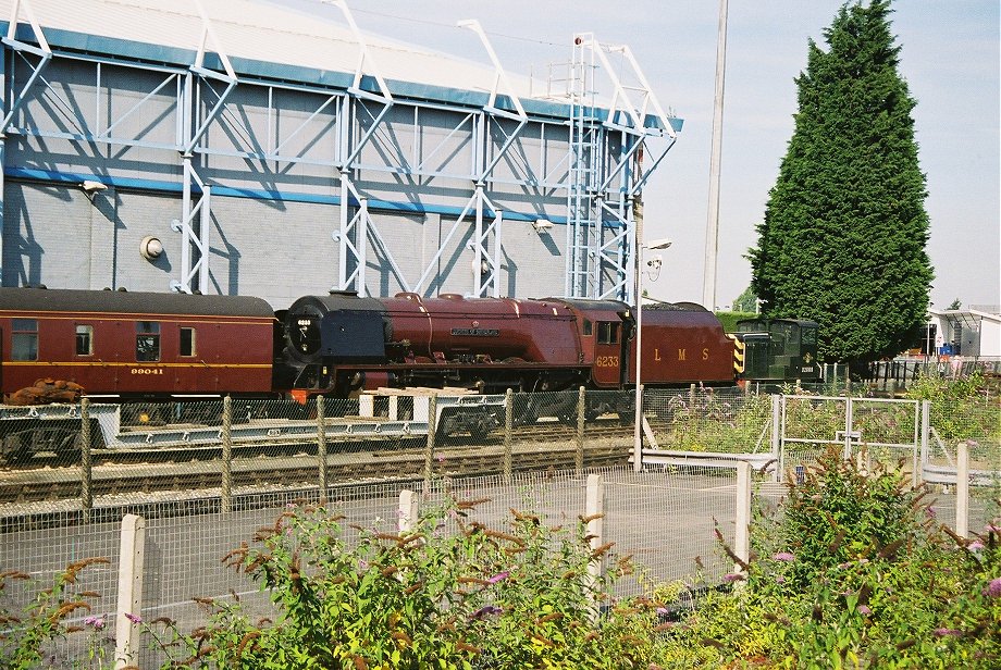 6233 Duchess of Sutherland at NRM York. Thursday 09/08/2007. 