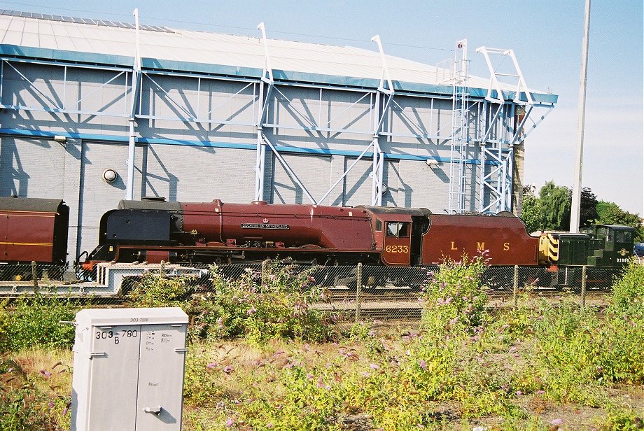 6233 Duchess of Sutherland at NRM York. Thursday 09/08/2007.