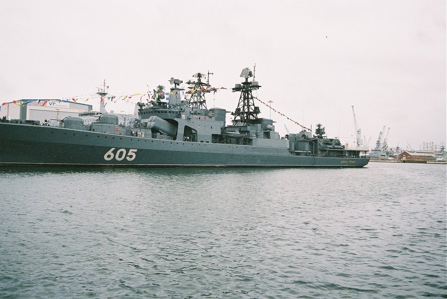 Admiral Levchenko 605, Trafalgar 200, Portsmouth July 2005. 