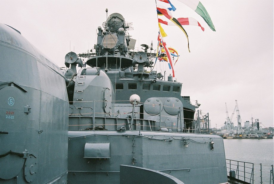 Admiral Levchenko 605, Trafalgar 200, Portsmouth July 2005. 