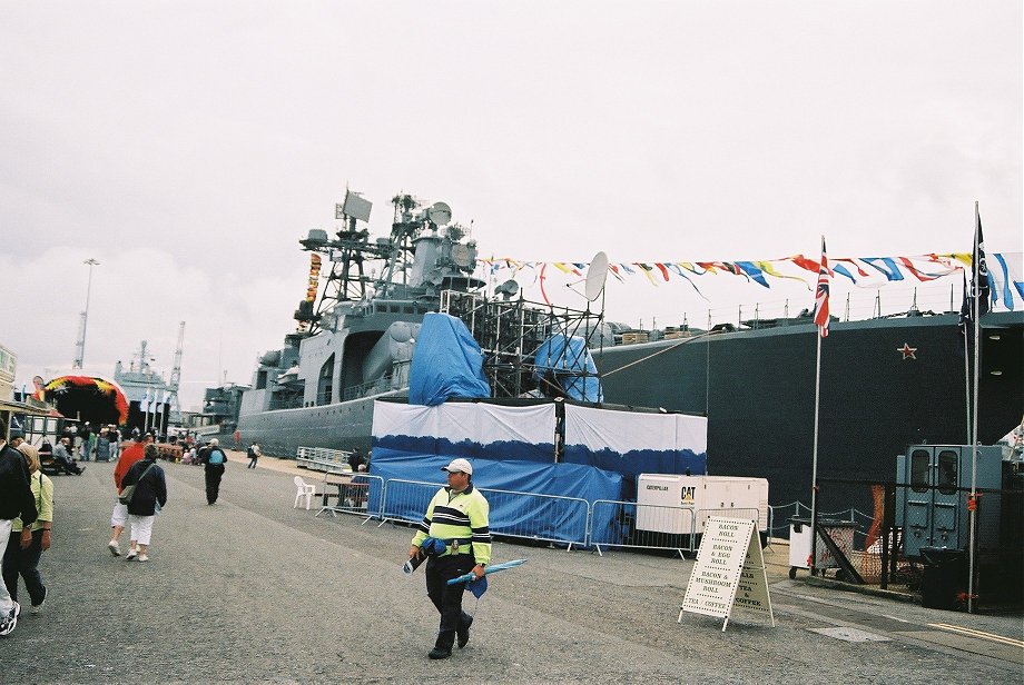 Admiral Levchenko 605, Trafalgar 200, Portsmouth July 2005. 