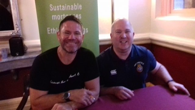 Ady with explorer Steve Backshall at Harrogate Royal Hall,  Saturday 19.10.19.