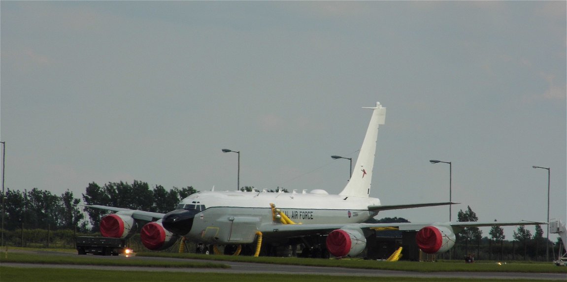 Rivet Joint/ RAF Air Seeker, RAF Waddington July 6th 2014.