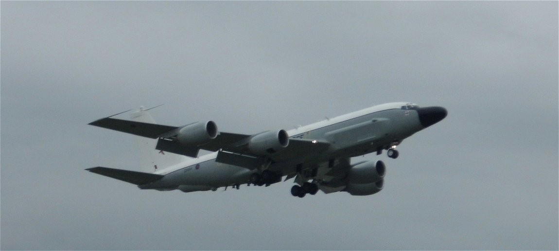 Rivet Joint/ RAF Air Seeker, RAF Waddington July 6th 2014.