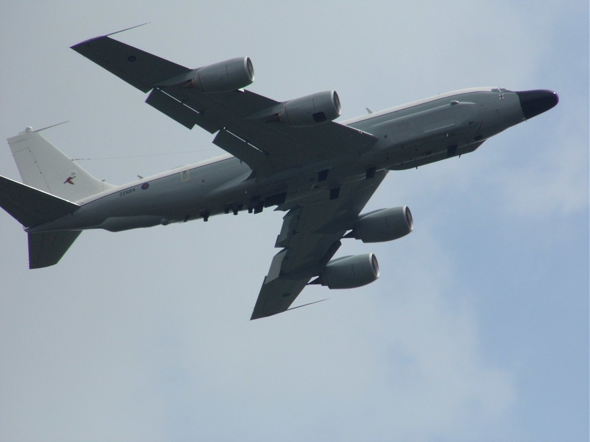 Rivet Joint/ RAF Air Seeker, RAF Waddington July 6th 2014.