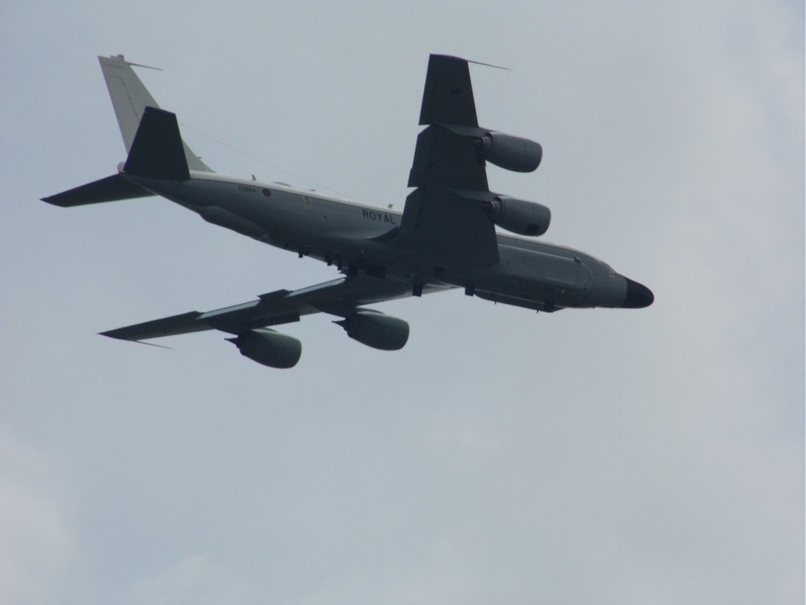 Rivet Joint/ RAF Air Seeker, RAF Waddington July 6th 2014.
