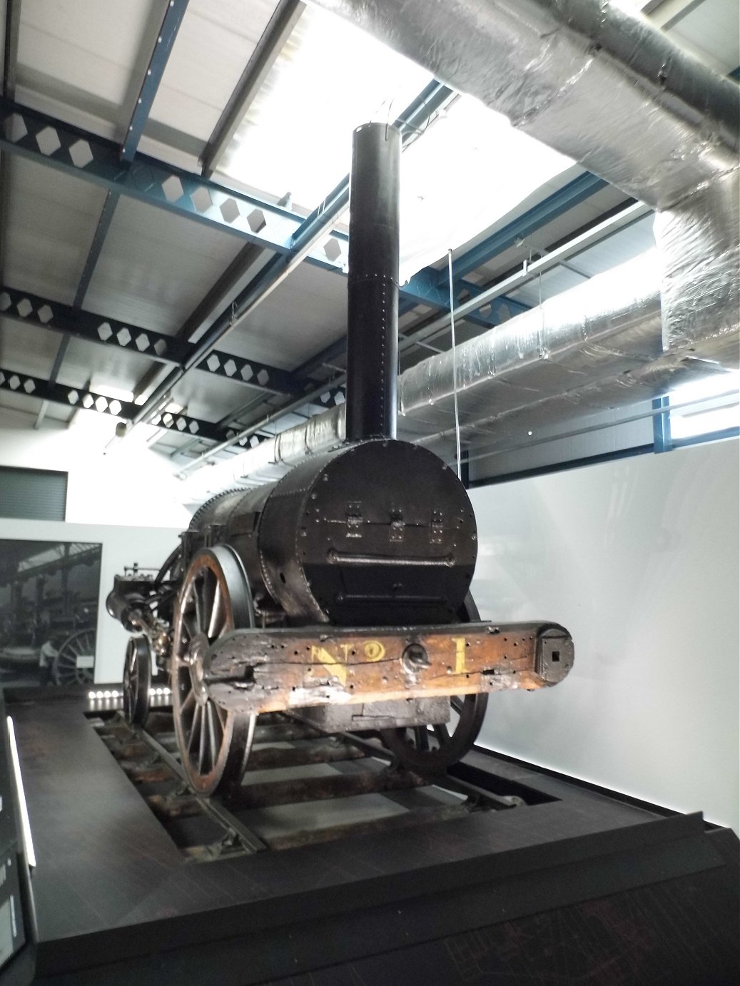 Rocket at the National Raiway Museum, Thurs 27/05/2021.