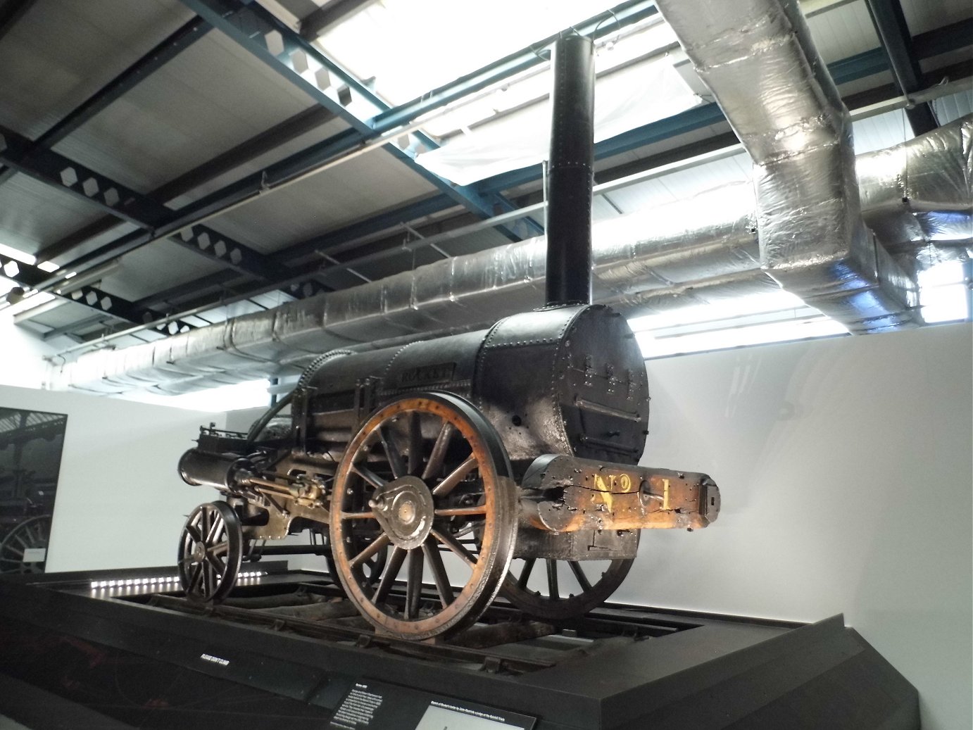 Rocket at the National Raiway Museum, Thurs 27/05/2021.