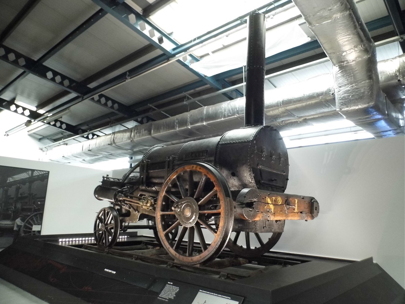 Rocket at the National Raiway Museum, Thurs 27/05/2021.