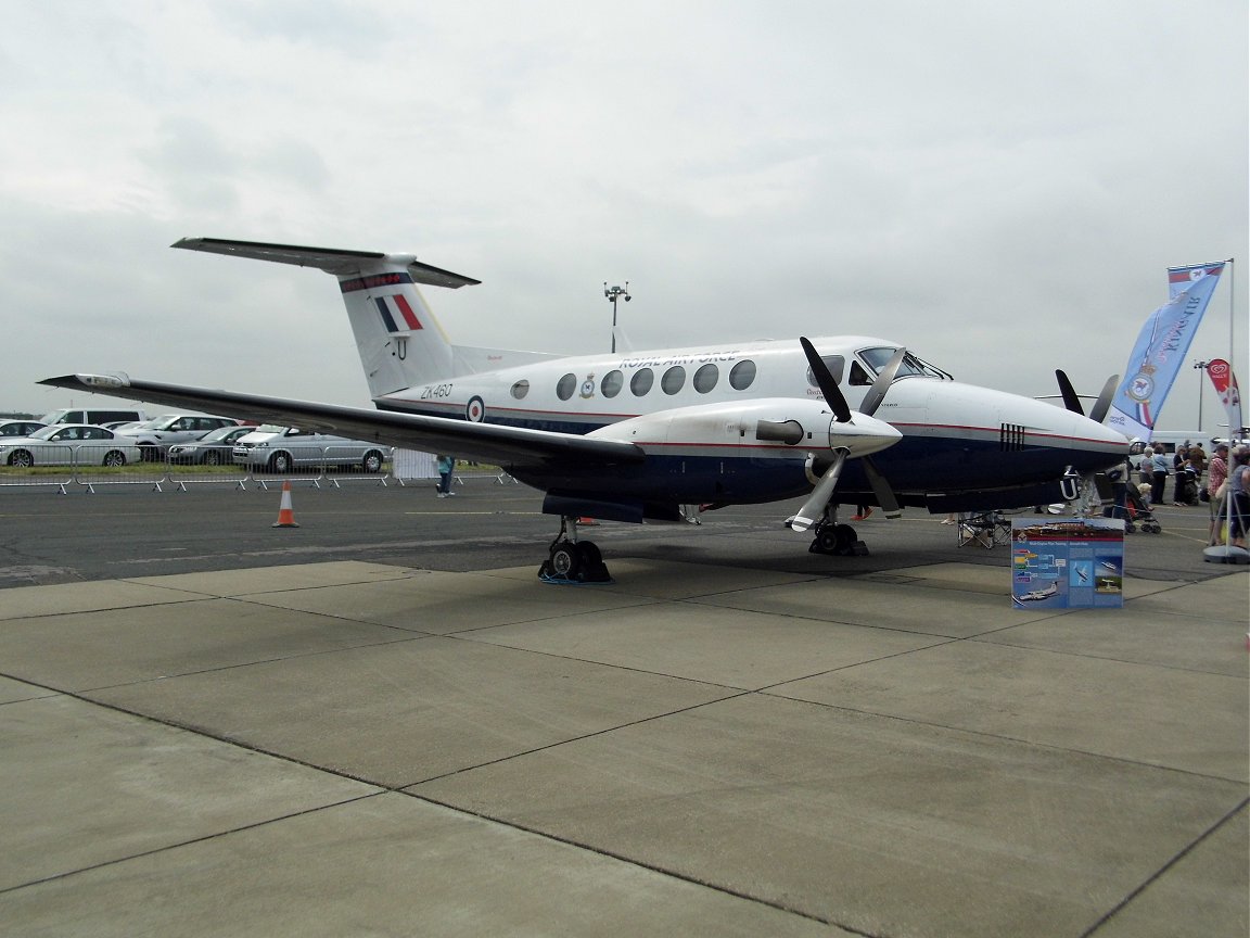 Hawker Beechcraft Super Air King, RAF Waddington 6th July 2014.