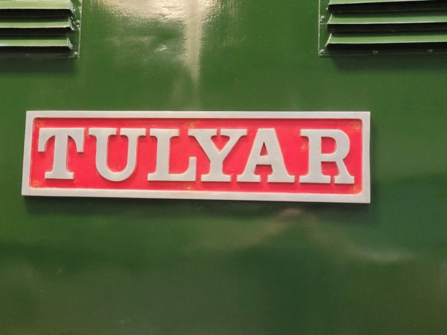 Nameplates for A4 60011 Empire of India and A2 60500 Edward Thompson, Sat 28/12/2013. 