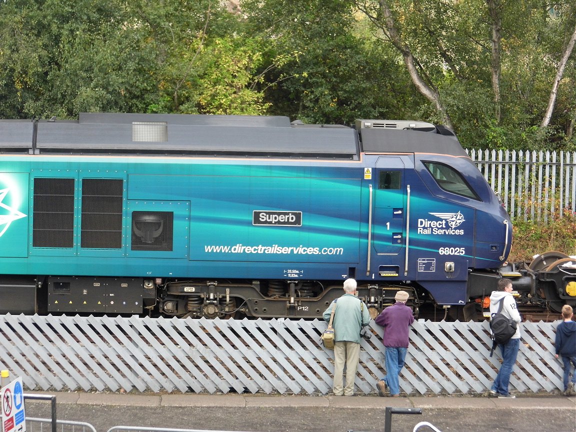 Papyrus nameplate for the record breaking A3 2750 which did 108 mph, Sat 28/12/2013. 