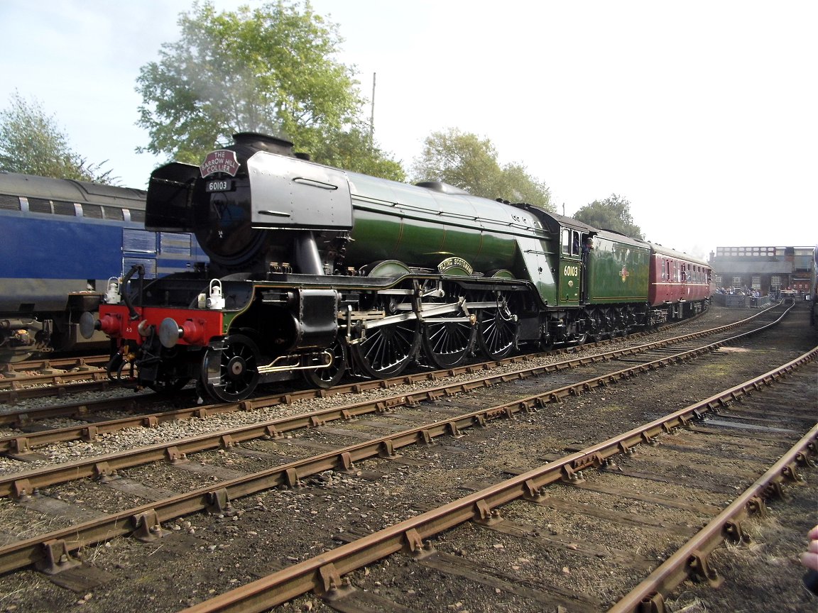 Nameplates for A4 60011 Empire of India and A2 60500 Edward Thompson, Sat 28/12/2013. 