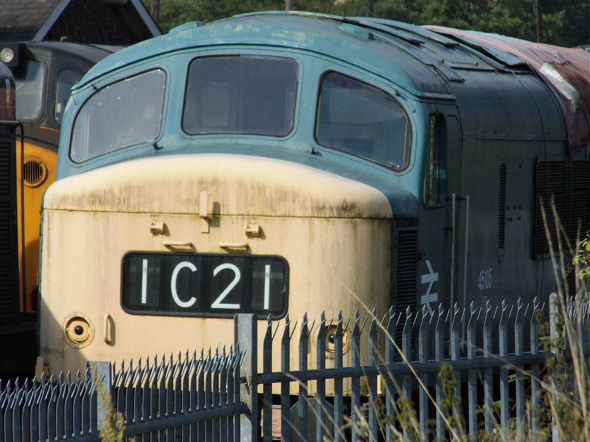 Cab of 60008 Dwight D. Eisenhower, Sat 28/12/2013. 