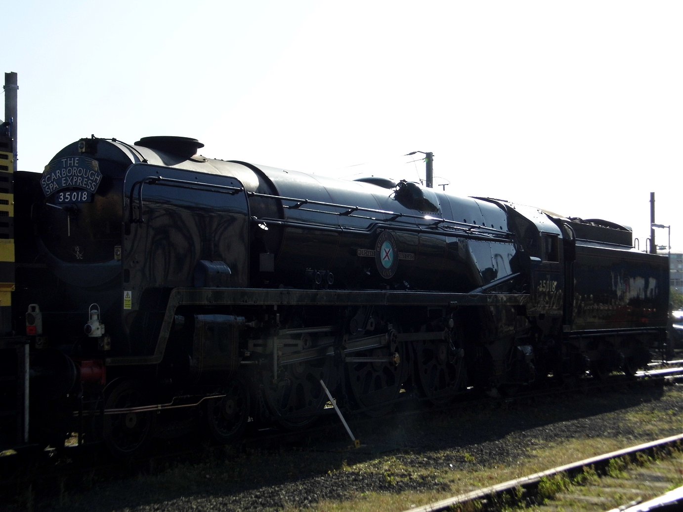 46115 Scots Guardsman on the Scarborough Spa Express, Wed 31/7/2013.