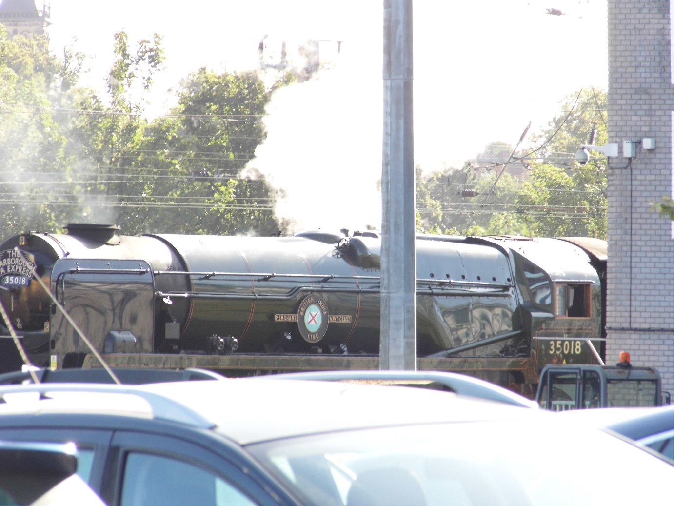 46115 Scots Guardsman on the Scarborough Spa Express, Wed 31/7/2013.