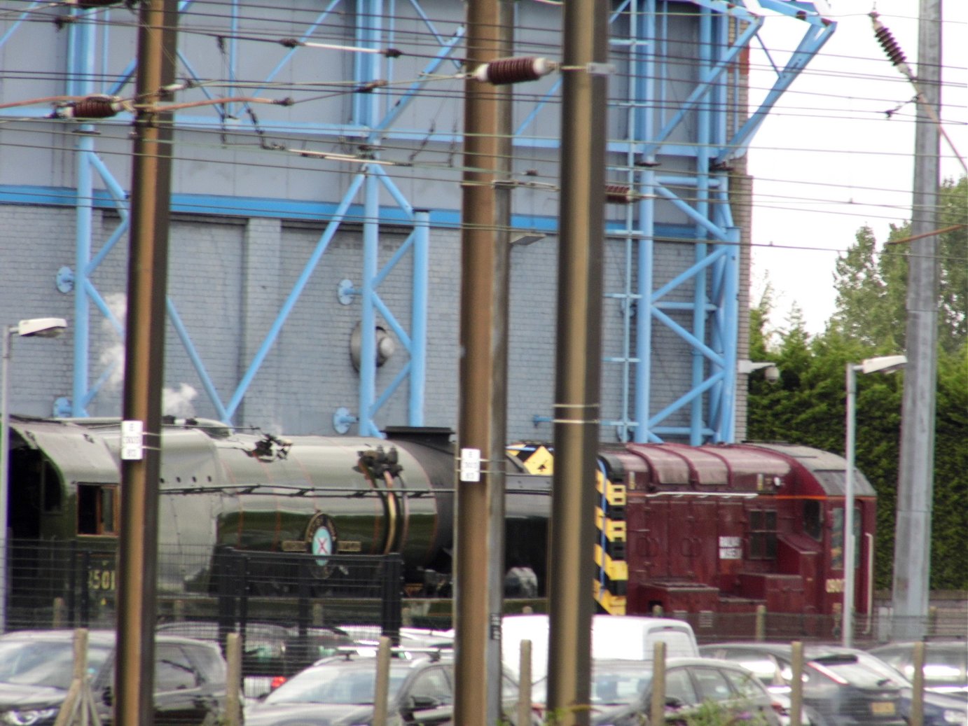 46115 Scots Guardsman on the Scarborough Spa Express, Wed 31/7/2013. 