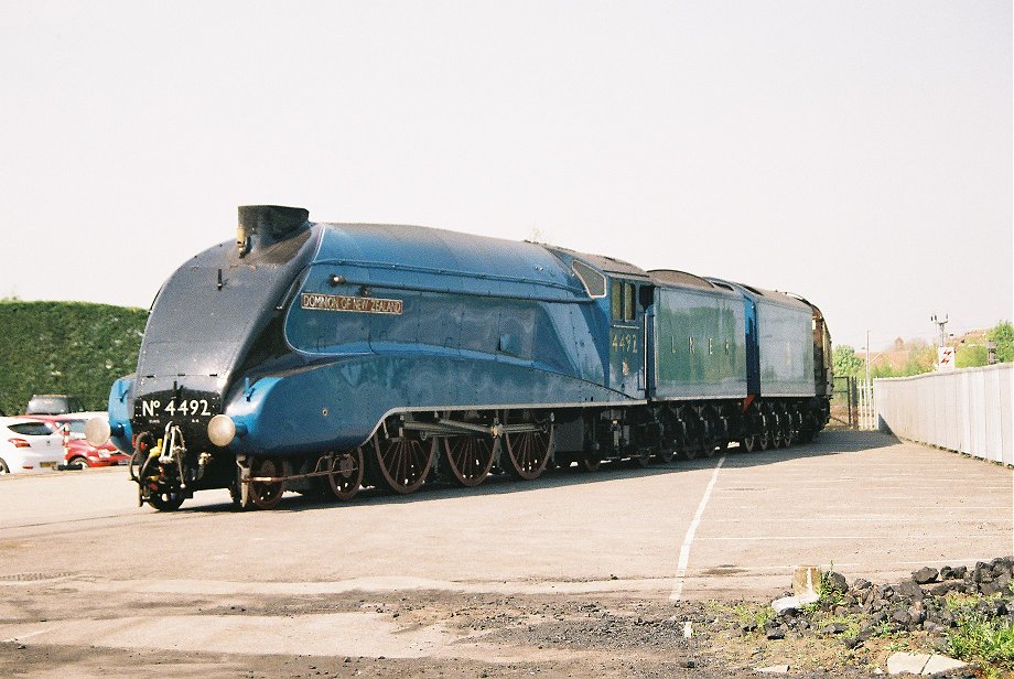 60019 Bittern as 4492 Dominion of New Zealand at the NRM, Wed 20/4/2011.