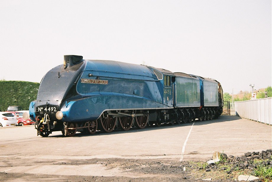 60019 Bittern as 4492 Dominion of New Zealand at the NRM, Wed 20/4/2011. 