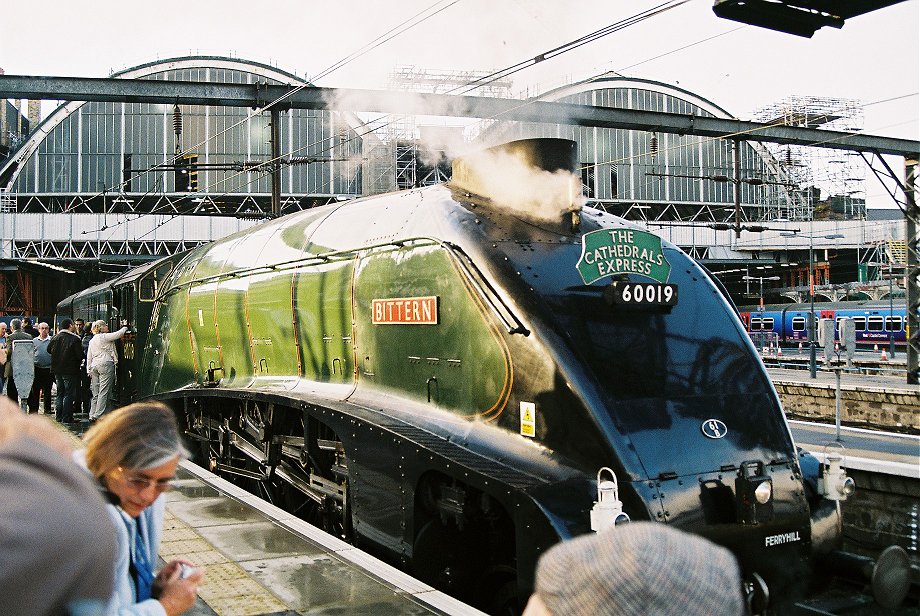 60019 Bittern at London King's Cross. 30/09/2010.