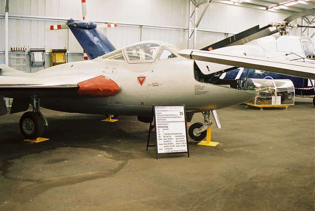 DeHavilland Vampire, Caloundra Air Museum 2007.