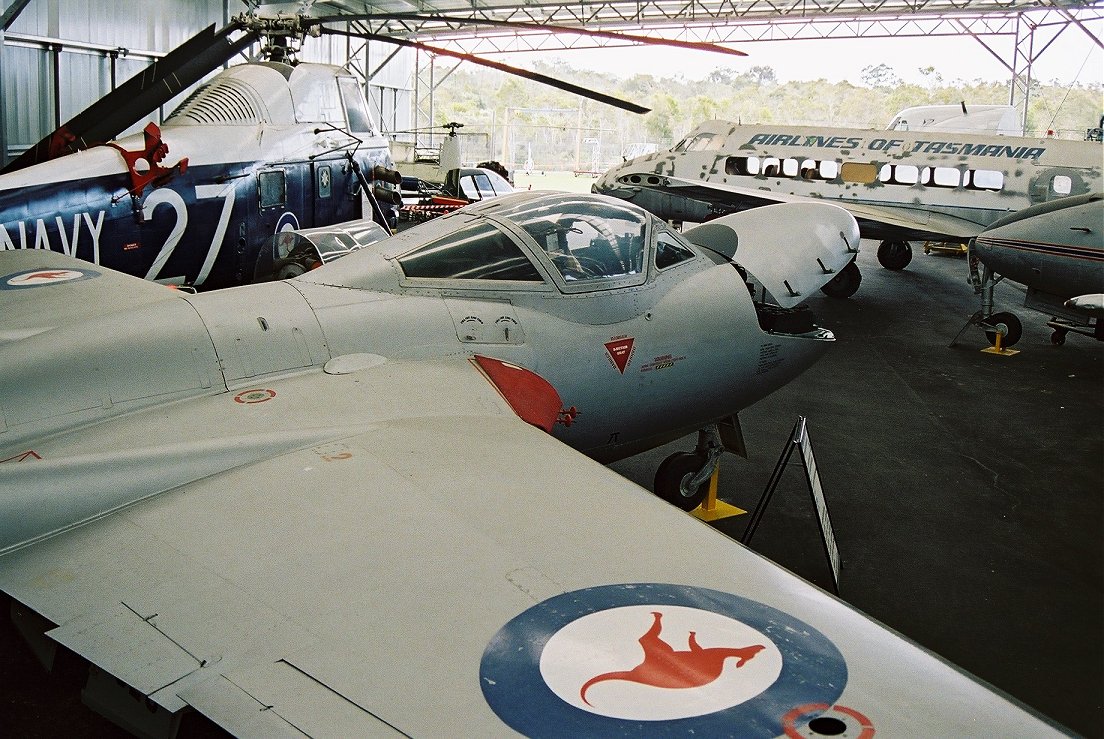 DeHavilland Vampire, Caloundra Air Museum 2007.