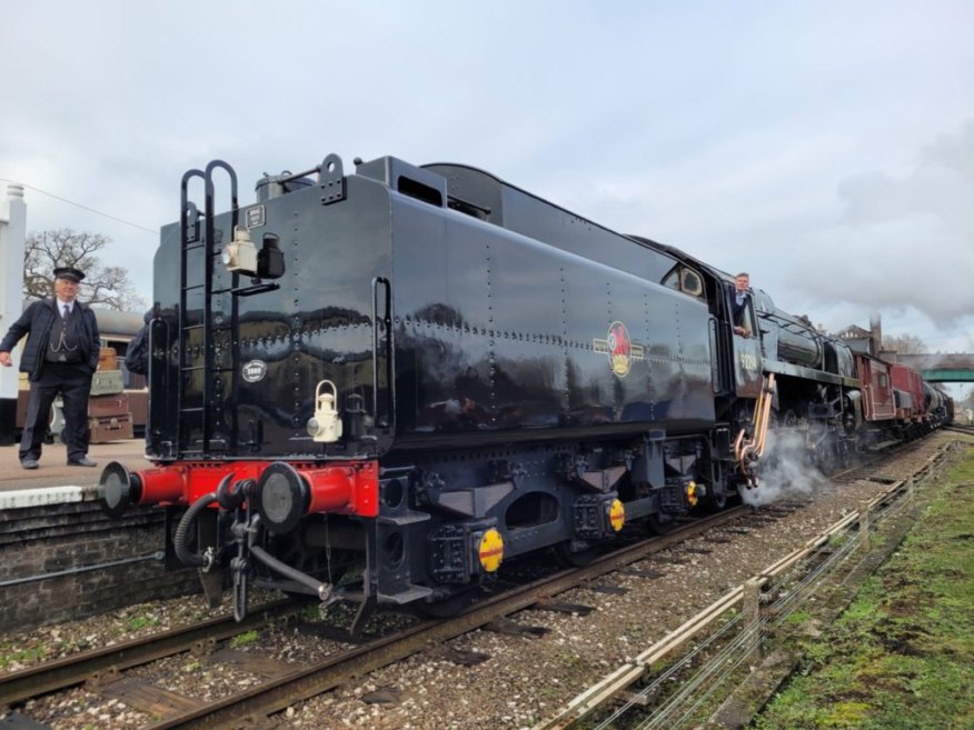 Cab of 60008 Dwight D. Eisenhower, Sat 28/12/2013. 