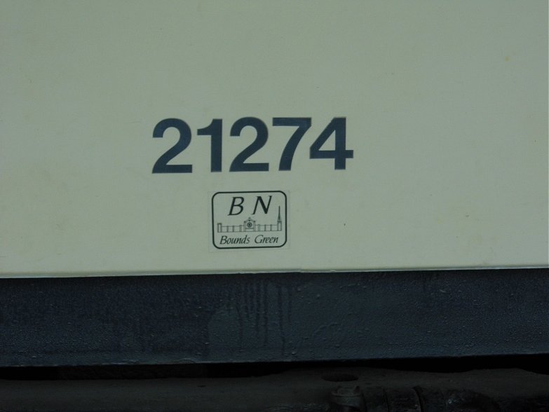 Charter MK 1 coach as used on Mallard 88 rake from Kings Cross to York 3/7/1988.
