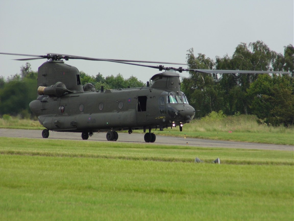 RAF Chinook, RAF Waddington July 6th 2014.