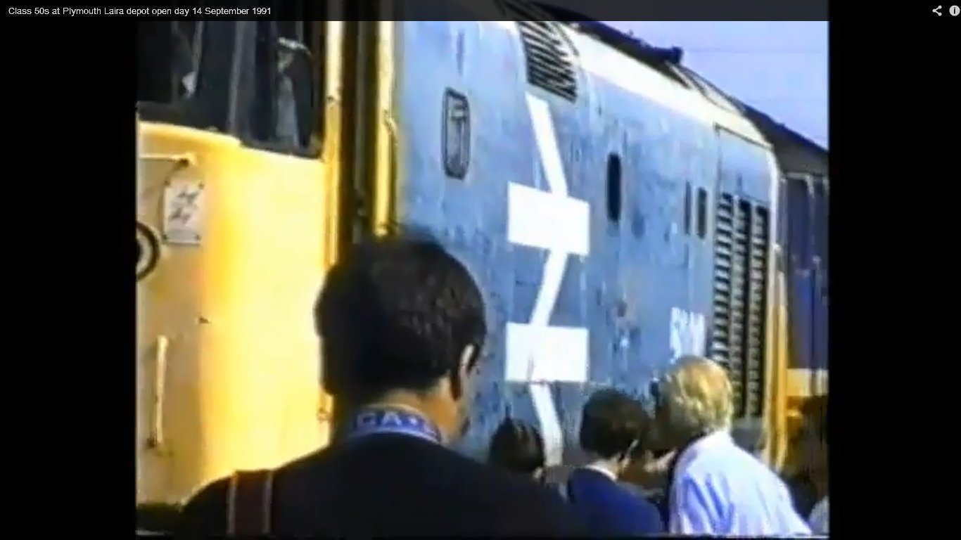 Laira open day September 1992 with my late Father clearly visible with my brother behind him in bottom right. 