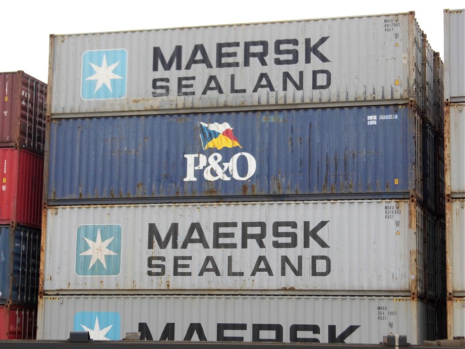 Containers at Doncaster Railport, Sun 15/9/2013. 