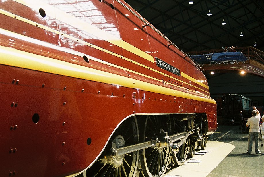 6229 Duchess of Hamilton at NRM, York Wed 20/4/11. 