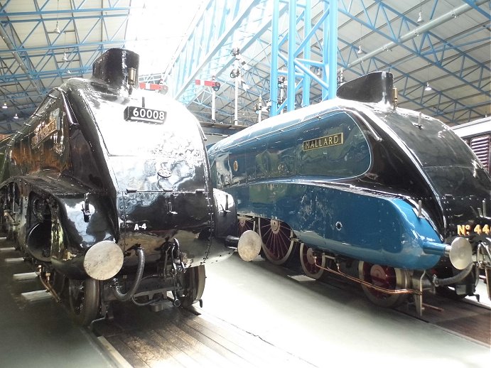 60008 Dwight D Eisenhower and 4468 Mallard. Thursday 16/05/2013.
