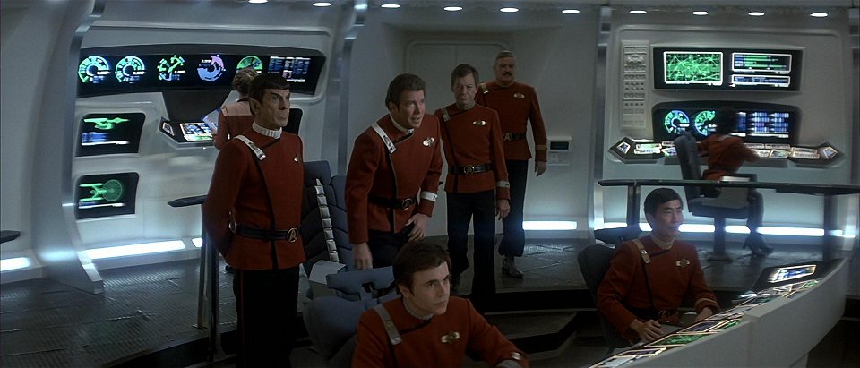 Bridge of the USS Enterprise-A, identical to Potemkin's bridge post-stardate 9741 refit.