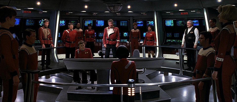 General bridge shot from the identical layout on the Enterprise-A, stardate 9529.5