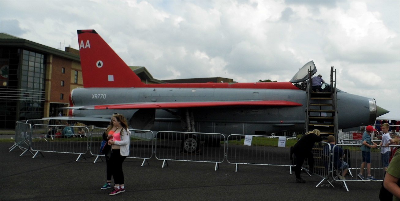 RAF English Electric Lightning XR 770, RAF Waddington 6th July 2014.