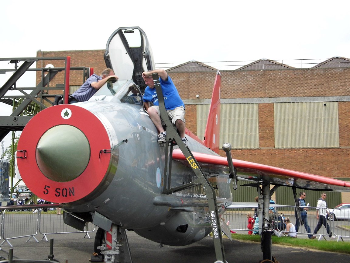 RAF English Electric Lightning XR 770, RAF Waddington 6th July 2014.