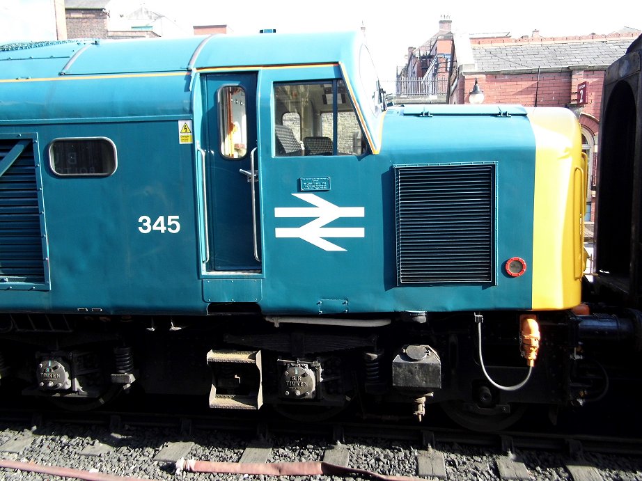 Nameplates for A4 60011 Empire of India and A2 60500 Edward Thompson, Sat 28/12/2013. 