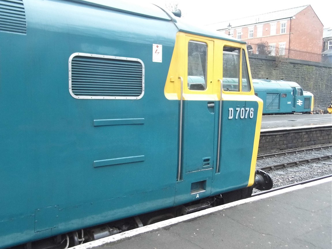 Smokebox number of 60008 Dwight D. Eisenhower, Sat 28/12/2013. 